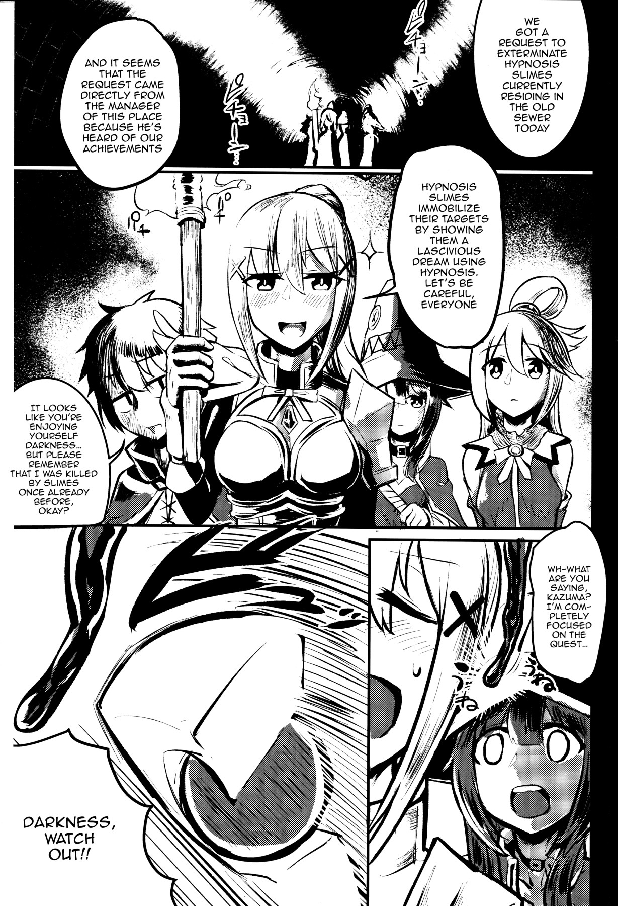 Hentai Manga Comic-Megumin vs Hypno Slime-Read-2